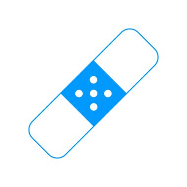 Alçı simgesi. Düz tasarım stili.