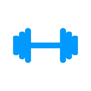 vektör modern düz dumbbell simgesi. eps10