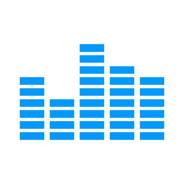 Equalizer'ı simgesi. düz 