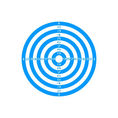 vektör hedef simgesini