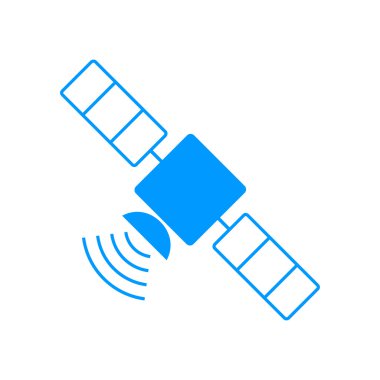 uzun gölge ile uydu simgesi