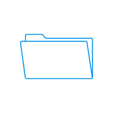 klasör düz web simgesi