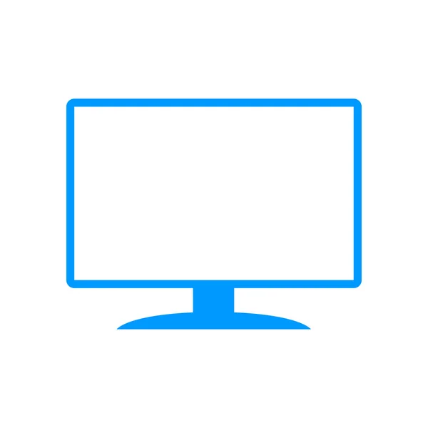Vektor monitor ikonra — Stock Vector