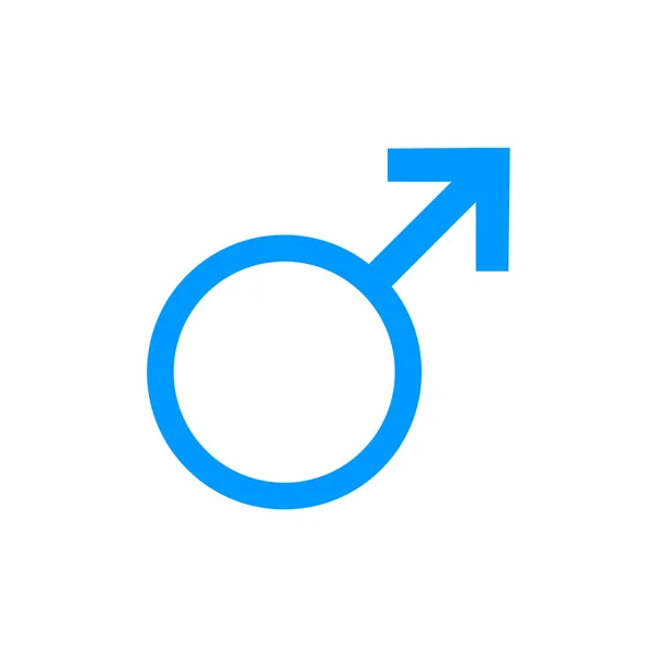 Icône signe masculin . — Image vectorielle