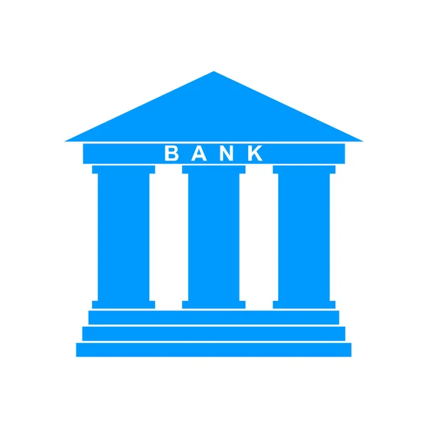 Ícone bancário. Design moderno ícone de estilo plano —  Vetores de Stock