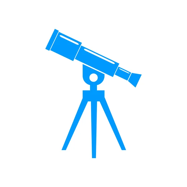 Icône du télescope. style design plat . — Image vectorielle