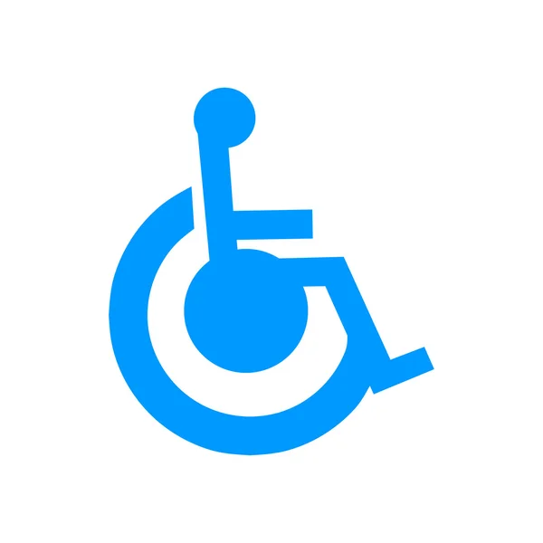 Ανάπηρος επίπεδη απλού εικονιδίου — Διανυσματικό Αρχείο