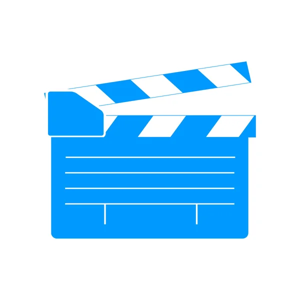 Movie clapper board, movie maker vector — Stock Vector