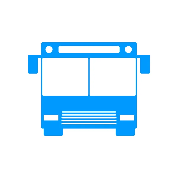 Icône bus. Style design plat . — Image vectorielle