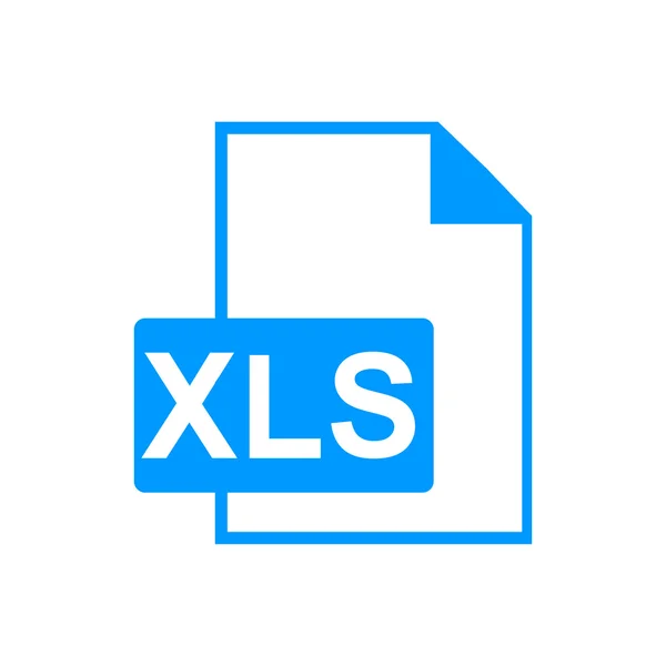 Xls ファイル アイコン。フラットなデザイン スタイル. — ストックベクタ