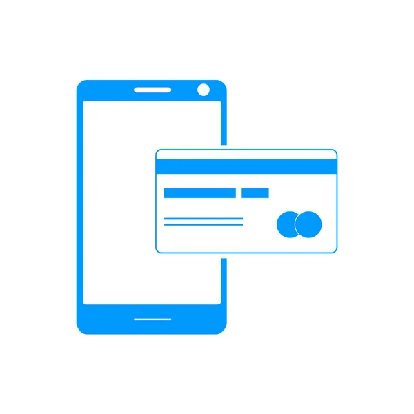 Значок мобильного платежа — стоковый вектор