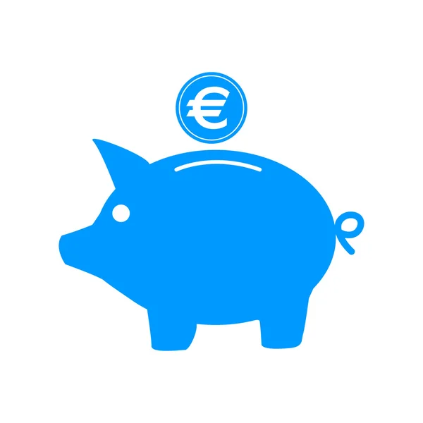 Vector piggy bank pictogram — Stockvector