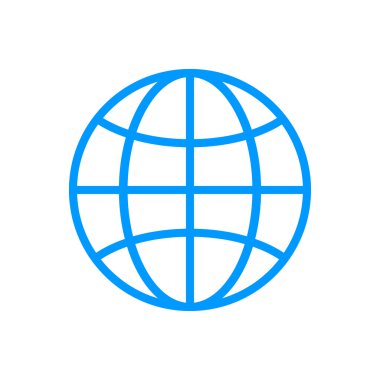 Dünya küre simgesi, sembol simge 