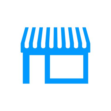 Simge, modern düz tasarım mağaza