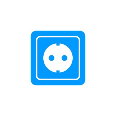 güç soketi vektör simgesi