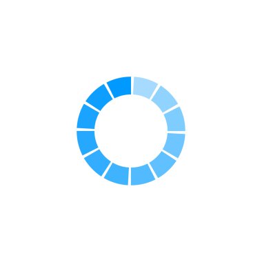 Vektör dairesel yükleme simgesi