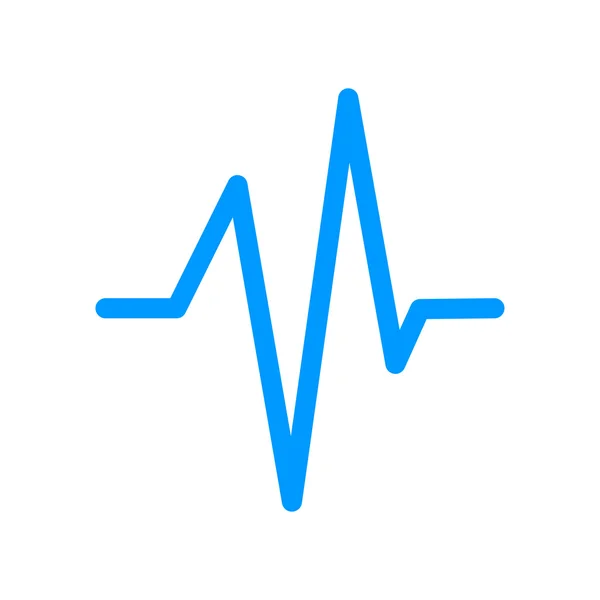 Pouls, Cardiogramme, Icône médicale - Vecteur — Image vectorielle