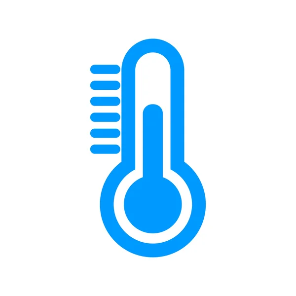 Thermometer icon. Flat design style. — Stock Vector