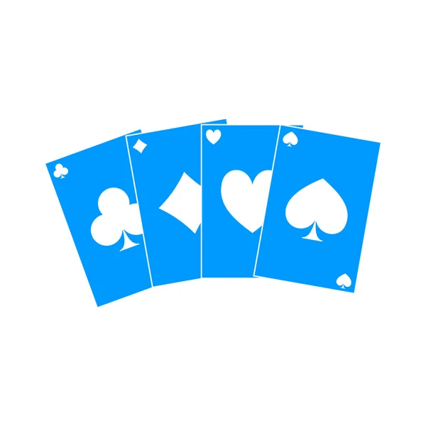 Playing cards icon — Stock Vector