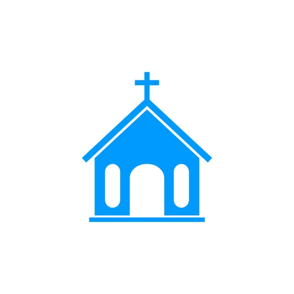 Icono de iglesia. Ilustración vectorial — Vector de stock