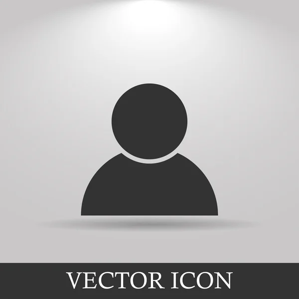 Vettore icona utente — Vettoriale Stock
