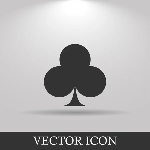 Poker icon. Flat — Stock Vector