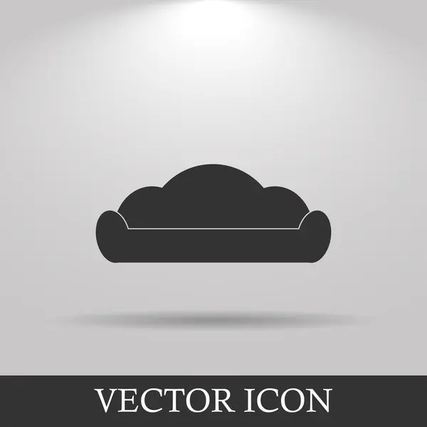 Sofa Icons.  Modern design flat style icon. — Stock Vector