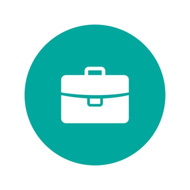 Evrak çantası ikonu, vektör illüstrasyonu. düz tasarım biçimi