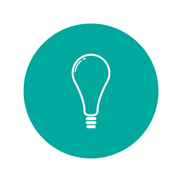 Vector Lightbulb Icon — Stock Vector