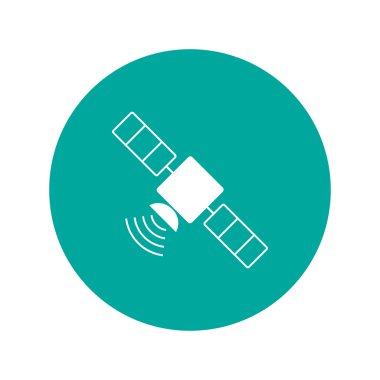 uzun gölge ile uydu simgesi