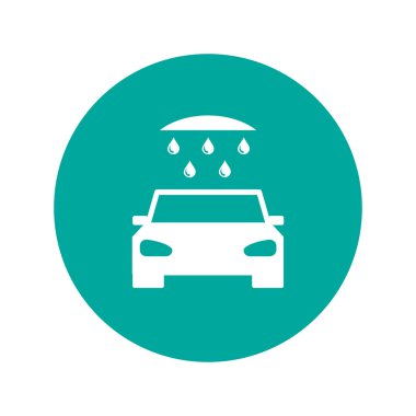 Oto yıkama, web simgesi.