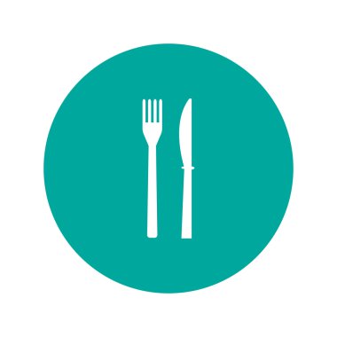 çatal bıçak takımı işareti ile menü 