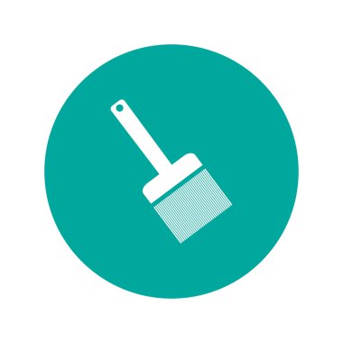 boya fırça simgesini - vektör