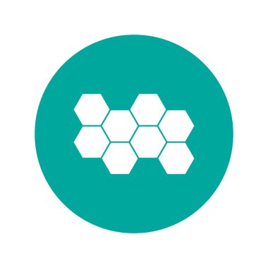 Petek işareti simgesi. Tatlım hücre simgesi.