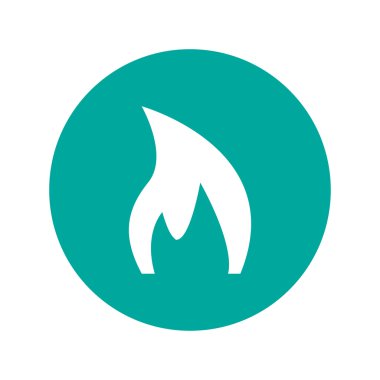 Yangın simge vektör