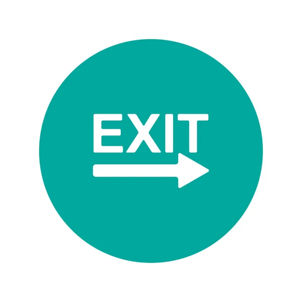 Exit icon - vector illustration — Stock Vector