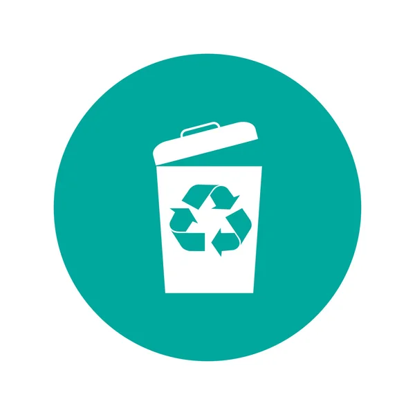 Trash can icon — Stock Vector