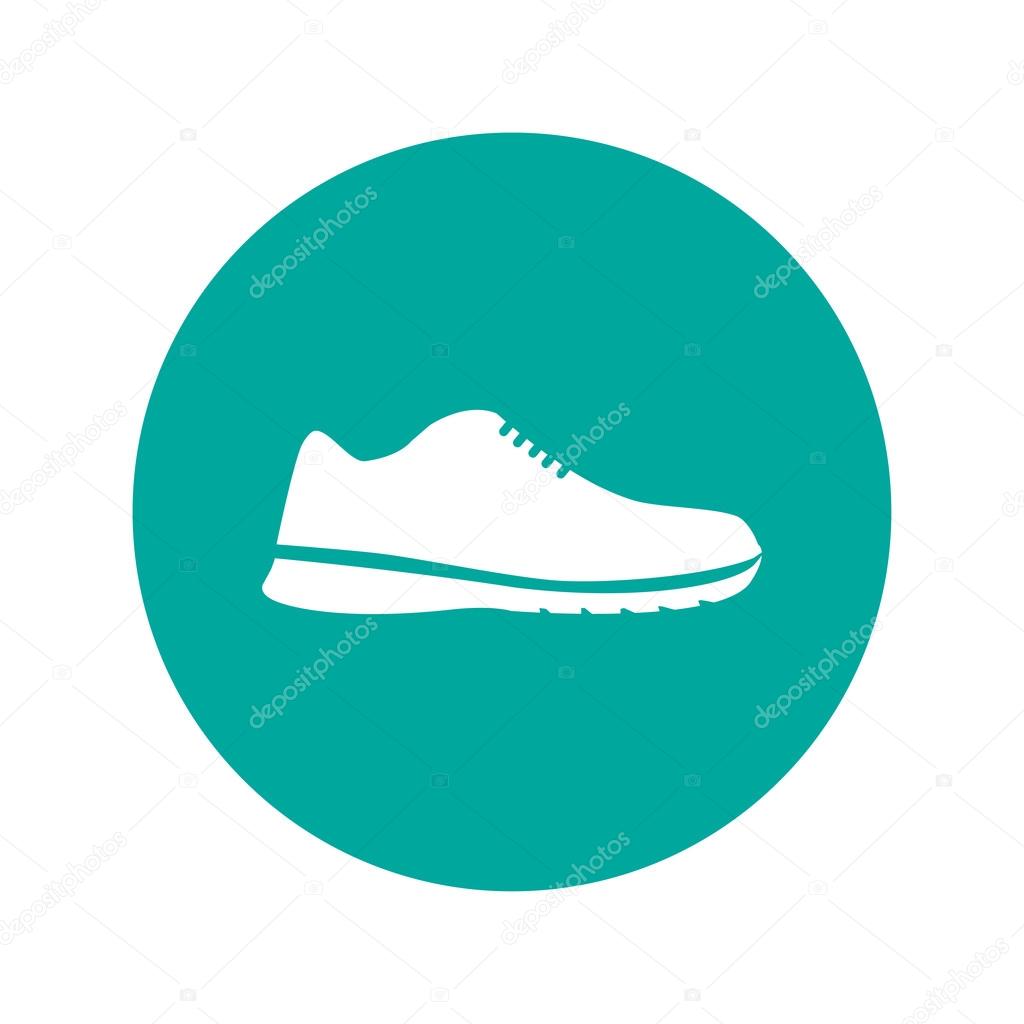 shoe icon vector