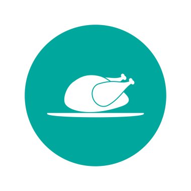 Tavuk. vektör simgesi