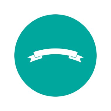 Düz kurdele simgesi.