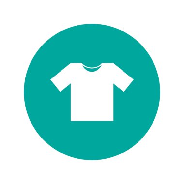 Tshirt Icon Icon, vektör çizim. 