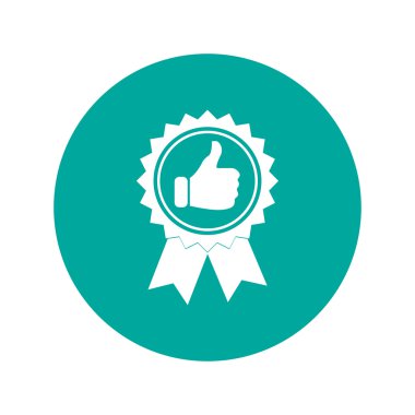 vektör madalyon simgesi