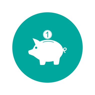 vektör kumbara simgesi