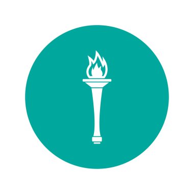 simge meşale - vektör