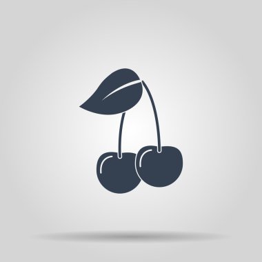 Kiraz - vektör simgesi