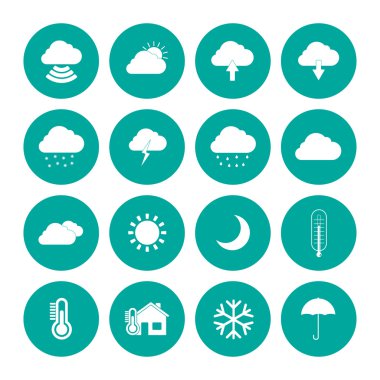 Hava durumu web simgeler kümesi