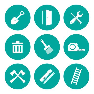 çalışma araçlar Icon set