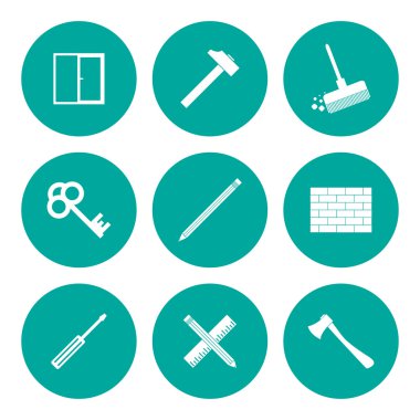 çalışma araçlar Icon set