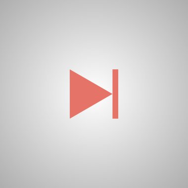 parlak çoklu ortam simgesini sonraki parçaya