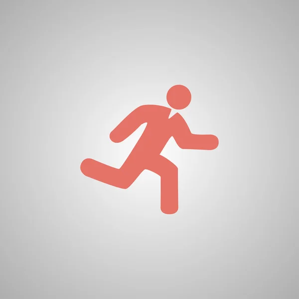 Homem correndo ícone —  Vetores de Stock